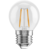 Mexen Vintis 6x LED-filamentlamp E27, G45, 2W, Soe - 2700K, 240 lm, läbipaistev - L156-E27-0227-00x06