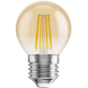 Mexen Vintis 6x LED-Filament-Glühbirne E27, G45, 4W, Warm - 2200K, 400 lm, amber - L156-E27-0422-50x06