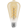 Mexen Vintis 3x LED žarulja filamentna spirala E27, ST64, 6W, Topla - 2700K, 530 lm, jantar - L162-E27-0627-50x03