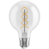 Mexen Vintis 3x żarówka filament spirala LED E27, G80, 8W, Ciepła - 2700K, 750 lm, clear - L165-E27-0827-00x03
