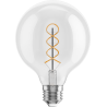 Mexen Vintis 10x LED Filament Spiral Bulb E27, G95, 6W, Warm - 2700K, 630 lm, clear - L167-E27-0627-00x10