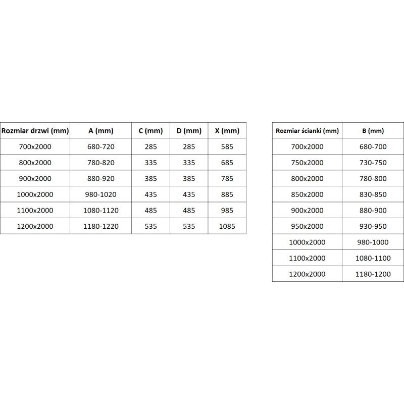Mexen Exo-B Duo cabine de douche pivotante 100 x 75 cm, transparent, chrome - 814-100-075-01-00