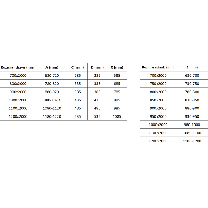 Mexen Exo cabina doccia apribile 70 x 85 cm, trasparente, oro - 814-070-085-50-00