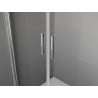Mexen Exo-3S 3-sienu dušas kabīne 100 x 80 cm, caurspīdīgs, hroms - 814-100-080-01-00-3S