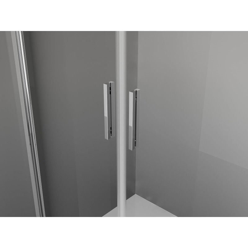 Mexen Exo cabine de douche battante 70 x 70 cm, transparent, chrome - 814-070-070-01-00