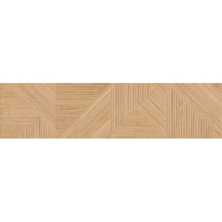 Mexen Ideal  Beež glasuuritud keraamiline plaat rekt. G1, puiduimitatsioon seinaplaat 120 x 30 cm, matt - TL701-120-030-50