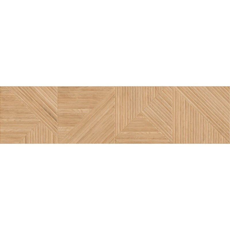 Mexen Ideal  Beige glasiertes Feinsteinzeug rekt. G1, holzähnliche Wandfliese 120 x 30 cm, matt - TL701-120-030-50