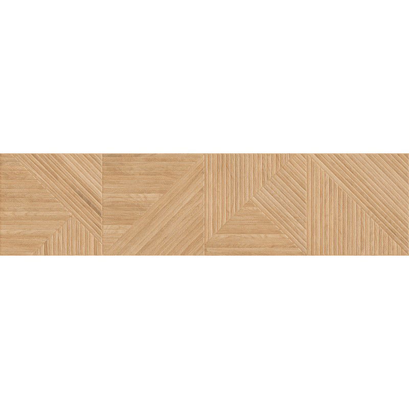 Mexen Ideal  Grès beige émaillé rect. G1, carreau mural aspect bois 120 x 30 cm, mat - TL701-120-030-50