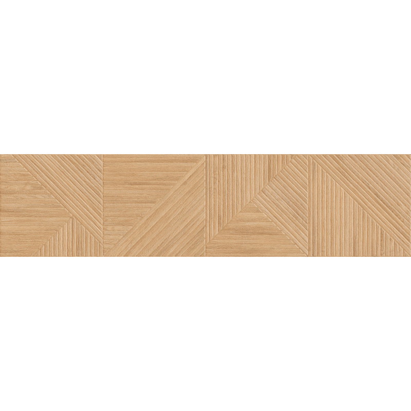 Mexen Ideal  Grès émaillé beige rect. G1, carrelage mural aspect bois 120 x 30 cm, mat - TL701-120-030-50