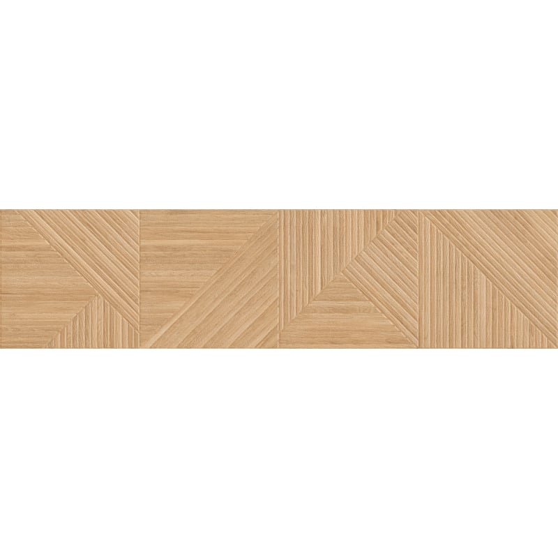 Mexen Ideal  Beige Glazed Rectified Porcelain Tile G1, Wood-like Wall Tile 120 x 30 cm, Matte - TL701-120-030-50