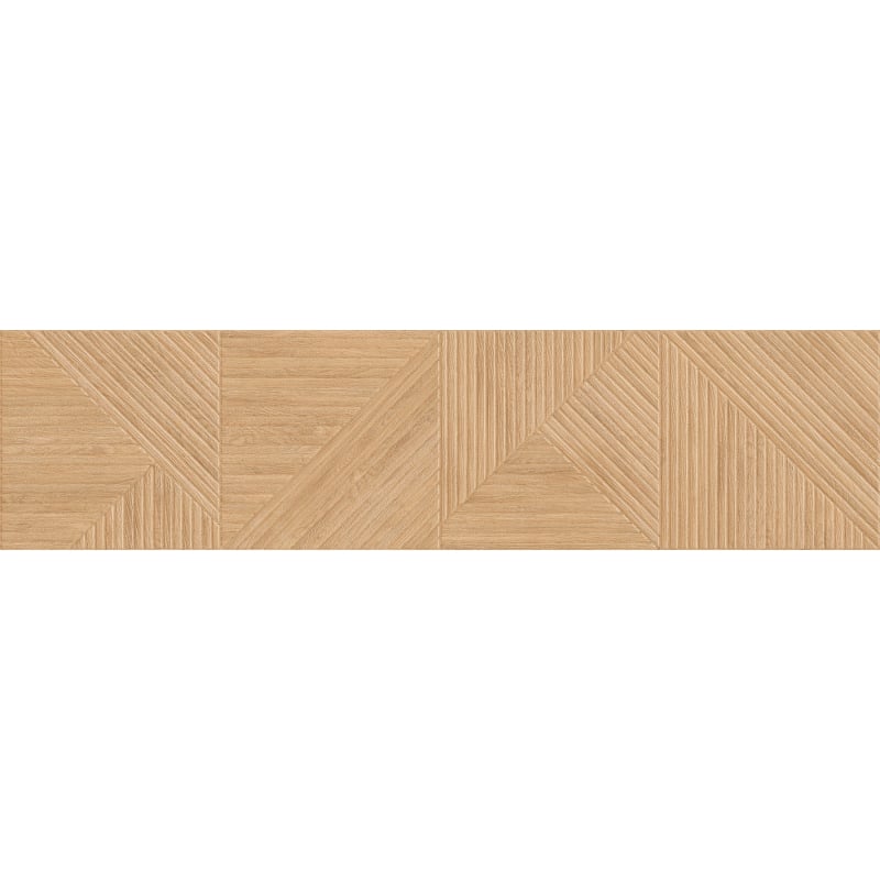 Mexen Ideal  Beige Glazed Rectified Porcelain Tile G1, Wood-like Wall Tile 120 x 30 cm, Matte - TL701-120-030-50