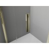 Mexen Exo-F 3S cabina doccia pieghevole a 3 pareti 85 x 70 cm, trasparente, oro - 816-085-070-50-00-3S