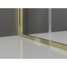Mexen Exo-F 3S καμπίνα ντους 3-πλευρών αναδιπλούμενη 95 x 70 cm, διάφανη, χρυσή