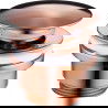 Mexen Klik-Klak Stop Kraan Universeel, Rood Goud - 79930-60