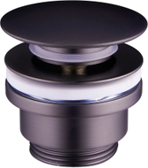 Mexen tappo clic-clac universale, gun gray spazzolato - 79930-66