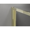 Mexen Exo-F 3S kabina prysznicowa 3-ścienna składana 80 x 95 cm, transparent, złota - 816-080-095-50-00-3S