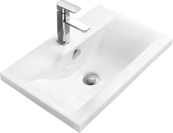 Mexen Emma 51 x 39 cm tööpinda integreeritud valamu, valge - 25055100