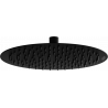 Mexen Slim pomme de douche 25 cm, noire - 79225-70
