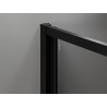 Mexen Exo-F 3S kabina prysznicowa 3-ścienna składana 75 x 100 cm, transparent, czarna - 816-075-100-70-00-3S