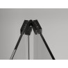 Mexen Exo-F 3S 3-sidig duschkabin fällbar 85 x 110 cm, transparent, svart - 816-085-110-70-00-3S