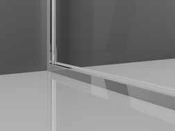 Mexen Exo Hinged Shower Enclosure 70 x 70 cm, Transparent, Chrome - 817-070-070-01-00