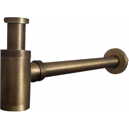 Mexen semisifone per lavabo rotondo, bronzo antico - 79950-30