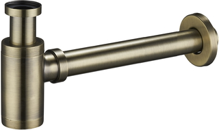 Mexen meia-sifão de lavatório redondo, latão antigo - 79950-40