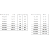 Mexen Exo-B 3S cabine de duche de 3 lados com abertura 75 x 110 cm, transparente, dourada - 817-075-110-50-00-3S