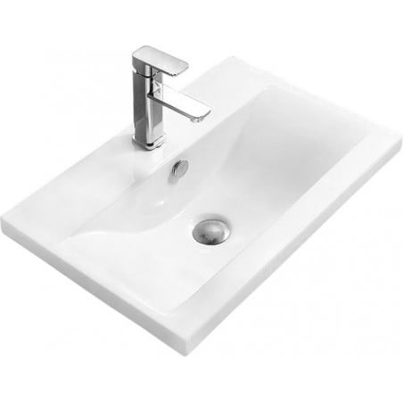 Mexen Emma inbyggd tvättställ i bänk 61 x 39 cm, vit - 25056100