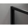 Mexen Exo-3S dušas kabīne 3-sienu, 95 x 100 cm, caurspīdīga, melna - 817-095-100-70-00-3S