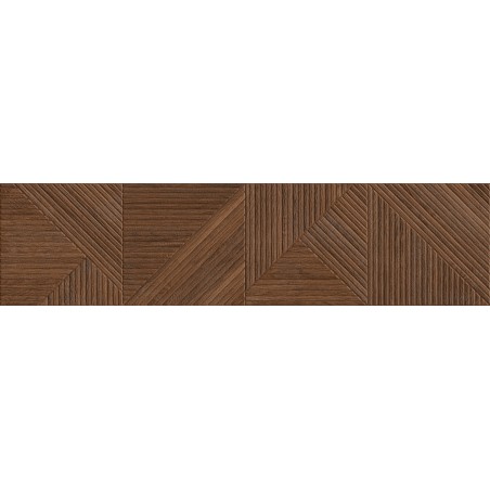 Mexen Ideal  Cherry grès émaillé rectifié G1, carreau mural imitation bois 120 x 30 cm, mat - TL701-120-030-51