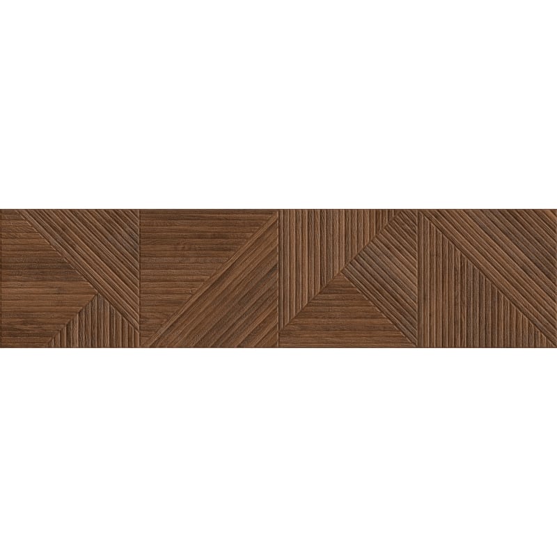 Mexen Ideal  Cherry glazed rectified porcelain stoneware G1, wood-like wall tile 120 x 30 cm, matte - TL701-120-030-51