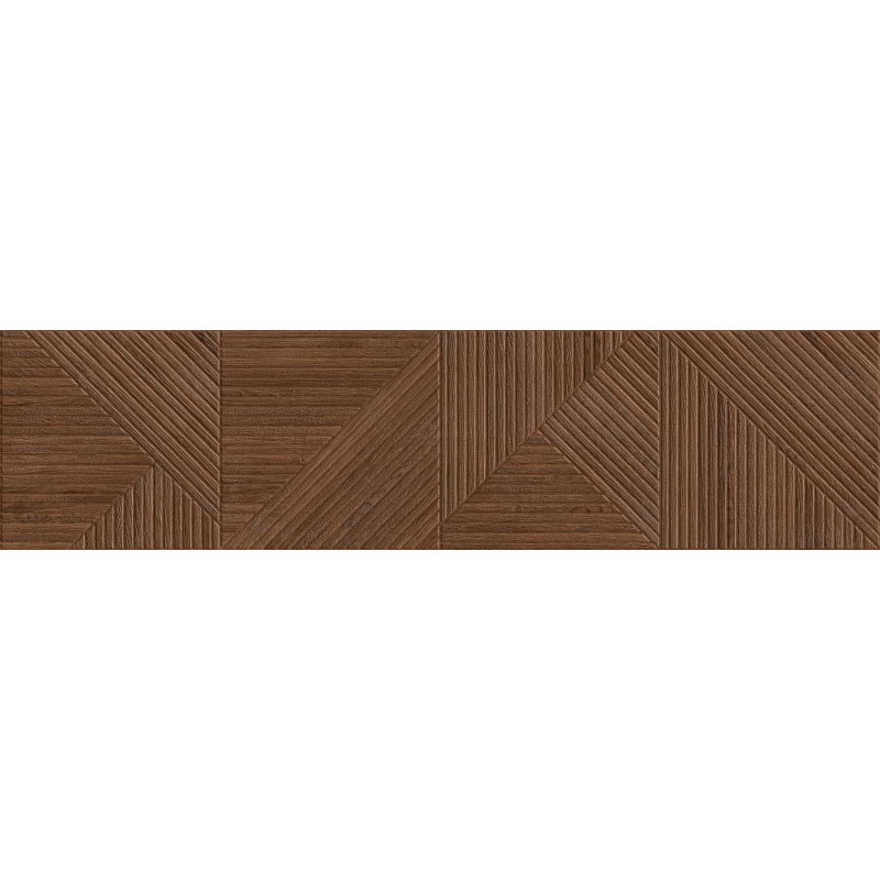 Mexen Ideal  Cherry grès émaillé rectifié G1, carreau mural imitation bois 120 x 30 cm, mat - TL701-120-030-51