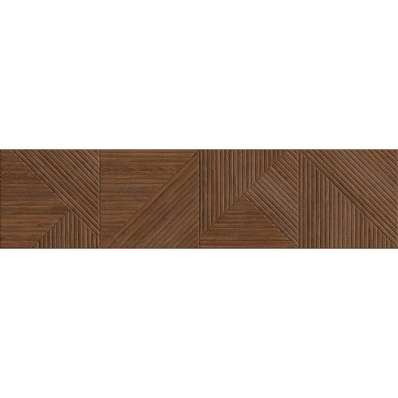 Mexen Ideal  Piastrella effetto legno da parete 120 x 30 cm, opaca, Cherry gres smaltato rett. G1 - TL701-120-030-51