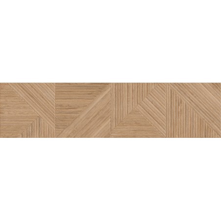 Mexen Ideal  Natürlicher glasierter gereifter Feinsteinzeug G1, holzähnliche Wandfliese 120 x 30 cm, matt - TL701-120-030-53
