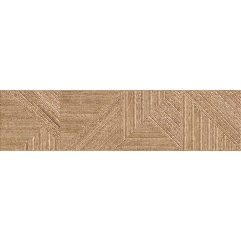 Mexen Ideal  Gres natural esmaltado rectificado G1, azulejo tipo madera para suelo y pared 120 x 30 cm, mate - TL701-120-030-53