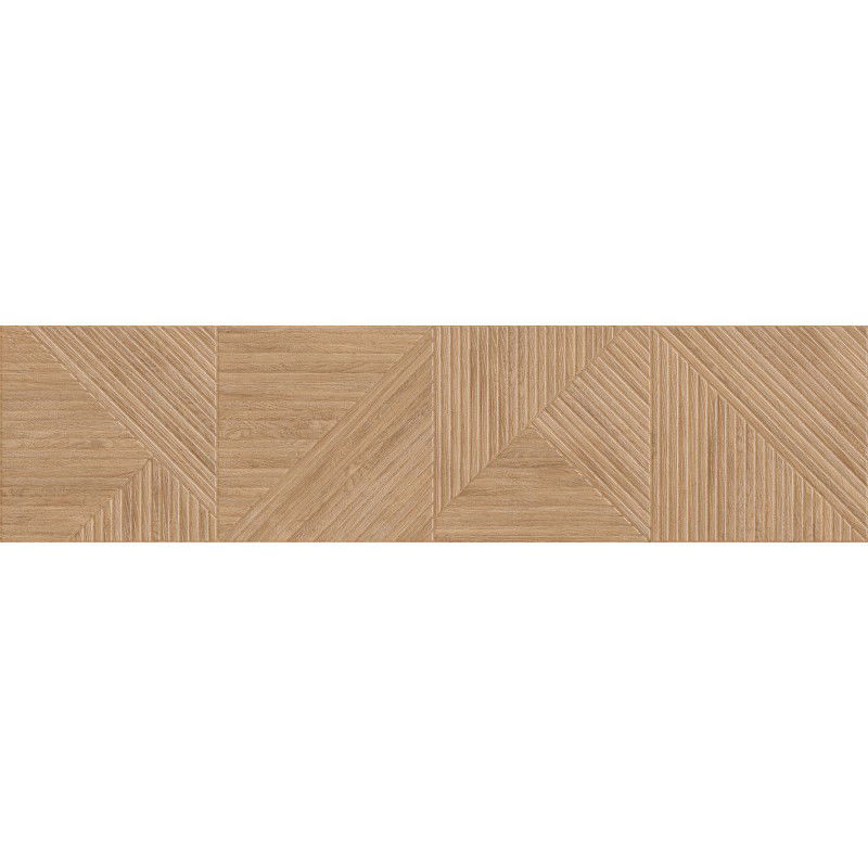 Mexen Ideal  Gres natural esmaltado rekt. G1, azulejo tipo madeira para piso e parede 120 x 30 cm, mate - TL701-120-030-53