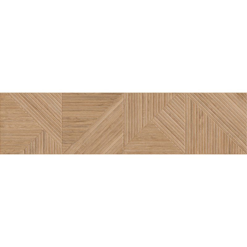 Mexen Ideal  Gres natural esmaltado rekt. G1, azulejo tipo madeira para piso e parede 120 x 30 cm, mate - TL701-120-030-53