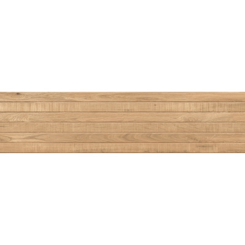 Mexen Western Wood Almond glazed rectified stoneware G1, wood-like wall tile 120 x 30 cm, matte - TL702-120-030-50