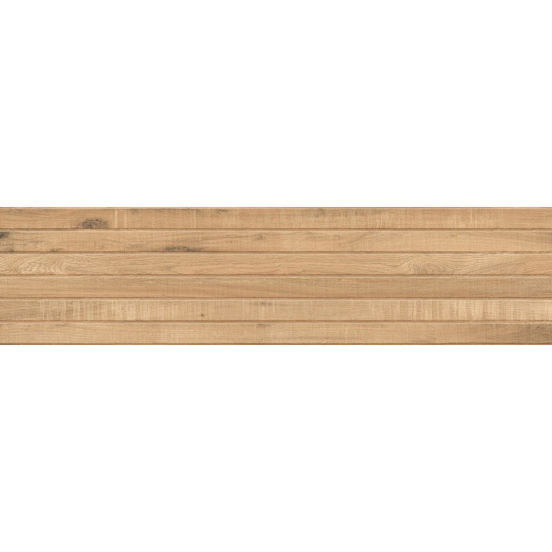 Mexen Western Wood Almond gres glazirani rekt. G1, stenska ploščica z videzom lesa 120 x 30 cm, mat - TL702-120-030-50