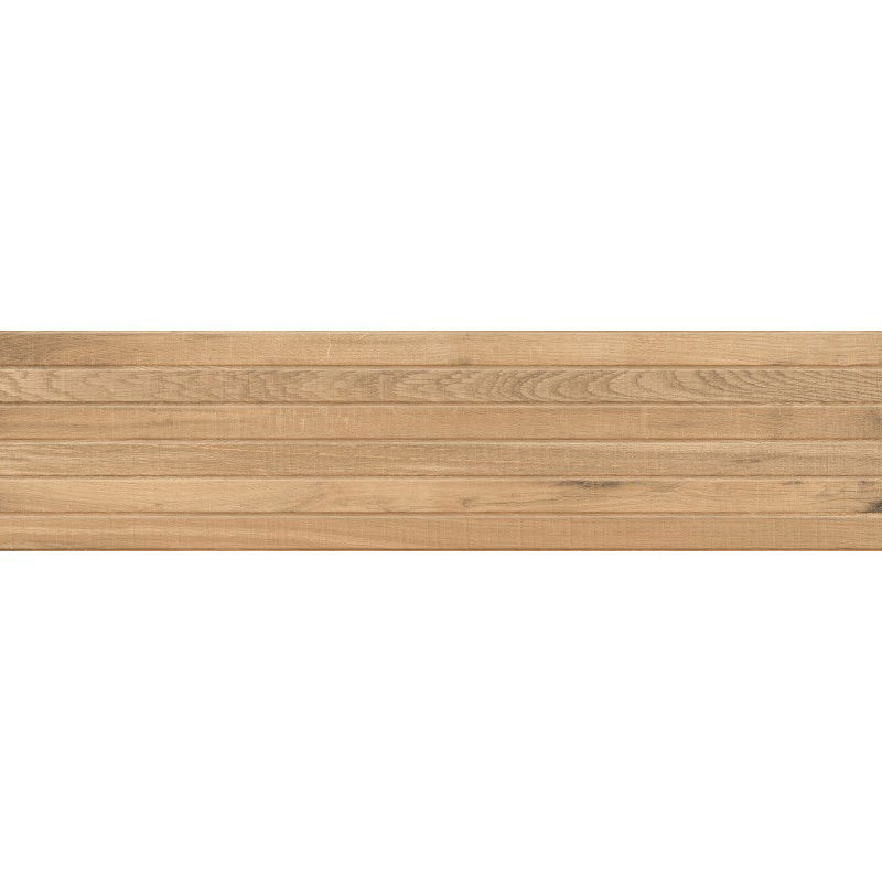 Mexen Western Wood Gres smaltato rettificato Almond G1, piastrella effetto legno per pavimenti e pareti 120 x 30 cm, opaco