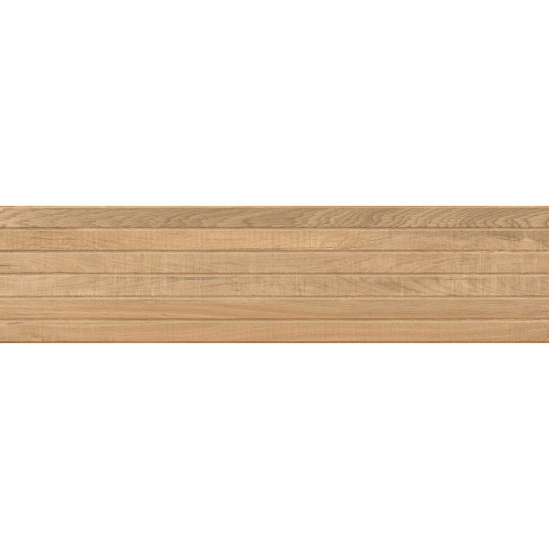 Mexen Western Wood Rektifizierte, glasierte Feinsteinzeugfliese Almond Gres, holzähnlich, Wandfliese 120 x 30 cm, matt