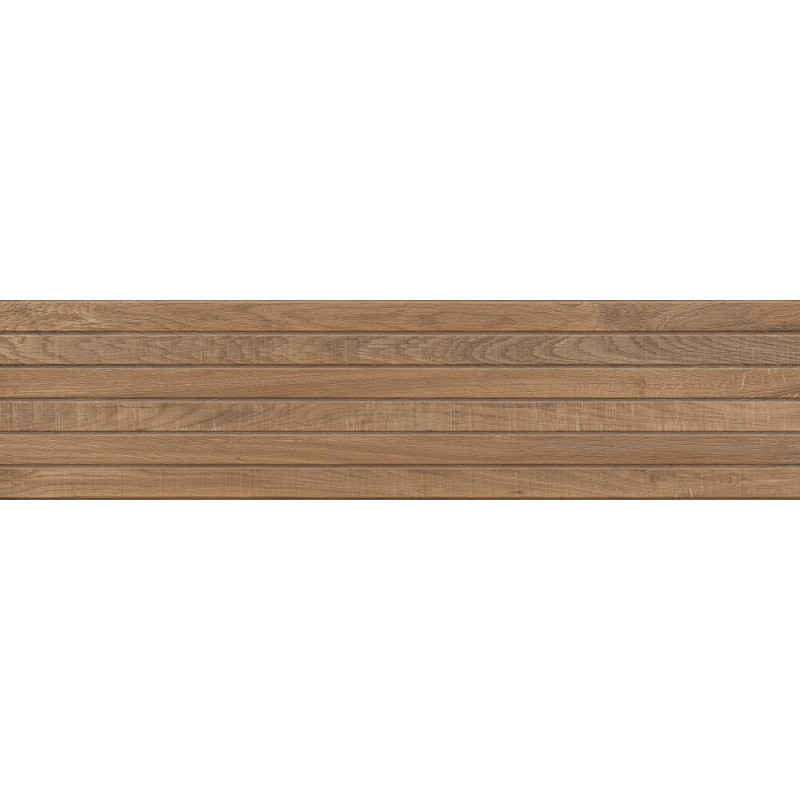 Mexen Western Wood Bruno gres esmaltado rect. G1, placa imitación madera de pared 120 x 30 cm, mate - TL702-120-030-51