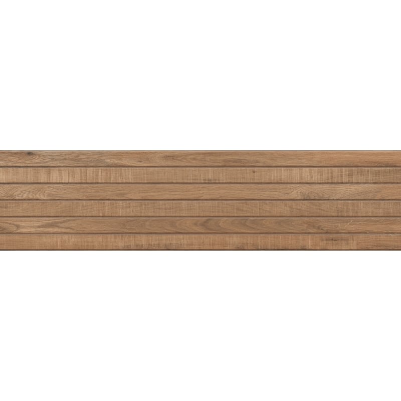 Mexen Western Wood Bruno glazed rectified tile G1, wood-like wall tile 120 x 30 cm, matte - TL702-120-030-51