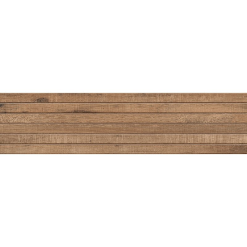 Mexen Western Wood Bruno gres szkliwiony rekt. G1, płytka drewnopodobna ścienna 120 x 30 cm, mat - TL702-120-030-51