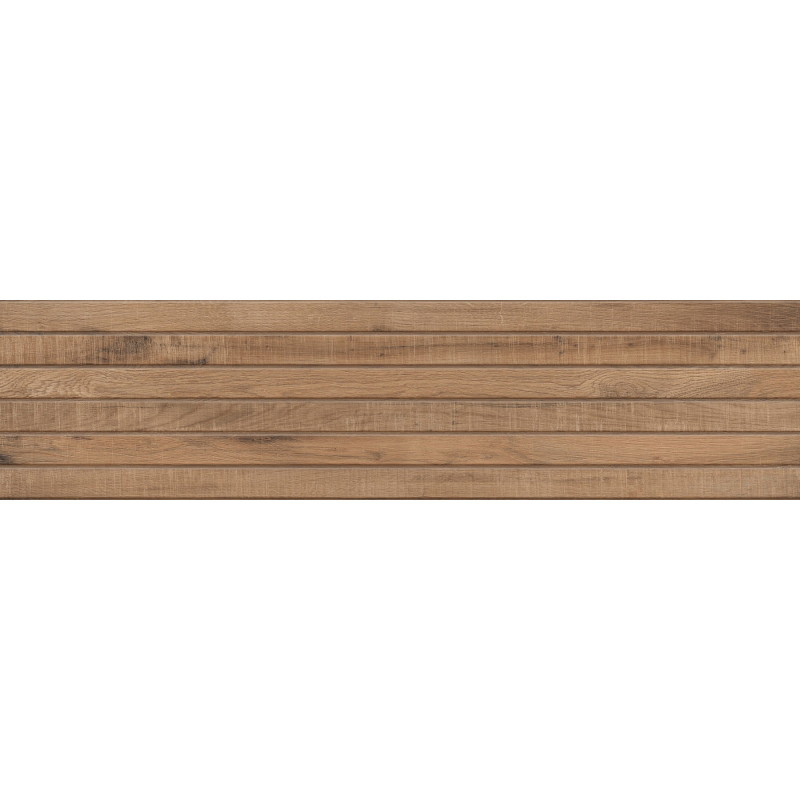 Mexen Western Wood Bruno grés esmaltado ret. G1, azulejo de parede tipo madeira 120 x 30 cm, matte - TL702-120-030-51
