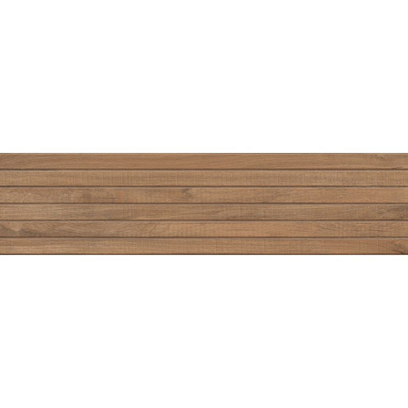 Mexen Western Wood Bruno geglazuurde gres gerekt. G1, houtachtige wandtegel 120 x 30 cm, mat - TL702-120-030-51