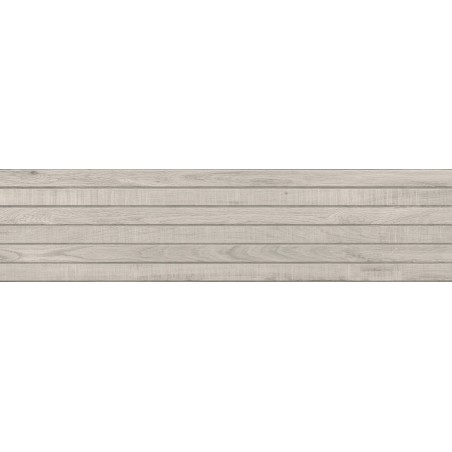 Mexen Western Wood Gris gres esmaltado rect. G1, azulejo de pared imitación madera 120 x 30 cm, mate - TL702-120-030-52