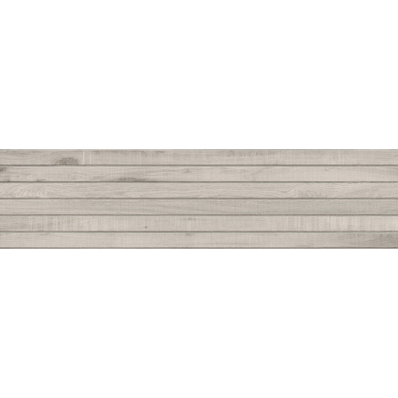 Mexen Western Wood Gris gres esmaltado rect. G1, azulejo de pared imitación madera 120 x 30 cm, mate - TL702-120-030-52