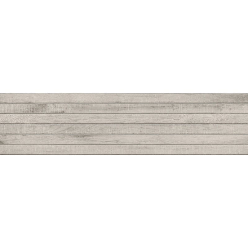 Mexen Western Wood Grijs glanzend gres rect. G1, houtachtige wandtegel 120 x 30 cm, mat - TL702-120-030-52